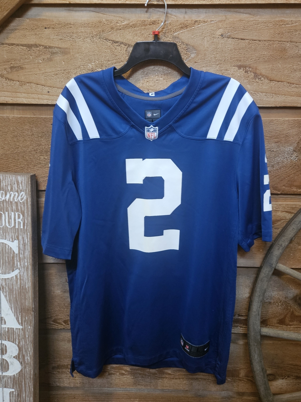 Indianapolis Colts Blue Number 2 Football Jersey - Nike - Picture 2 of 6